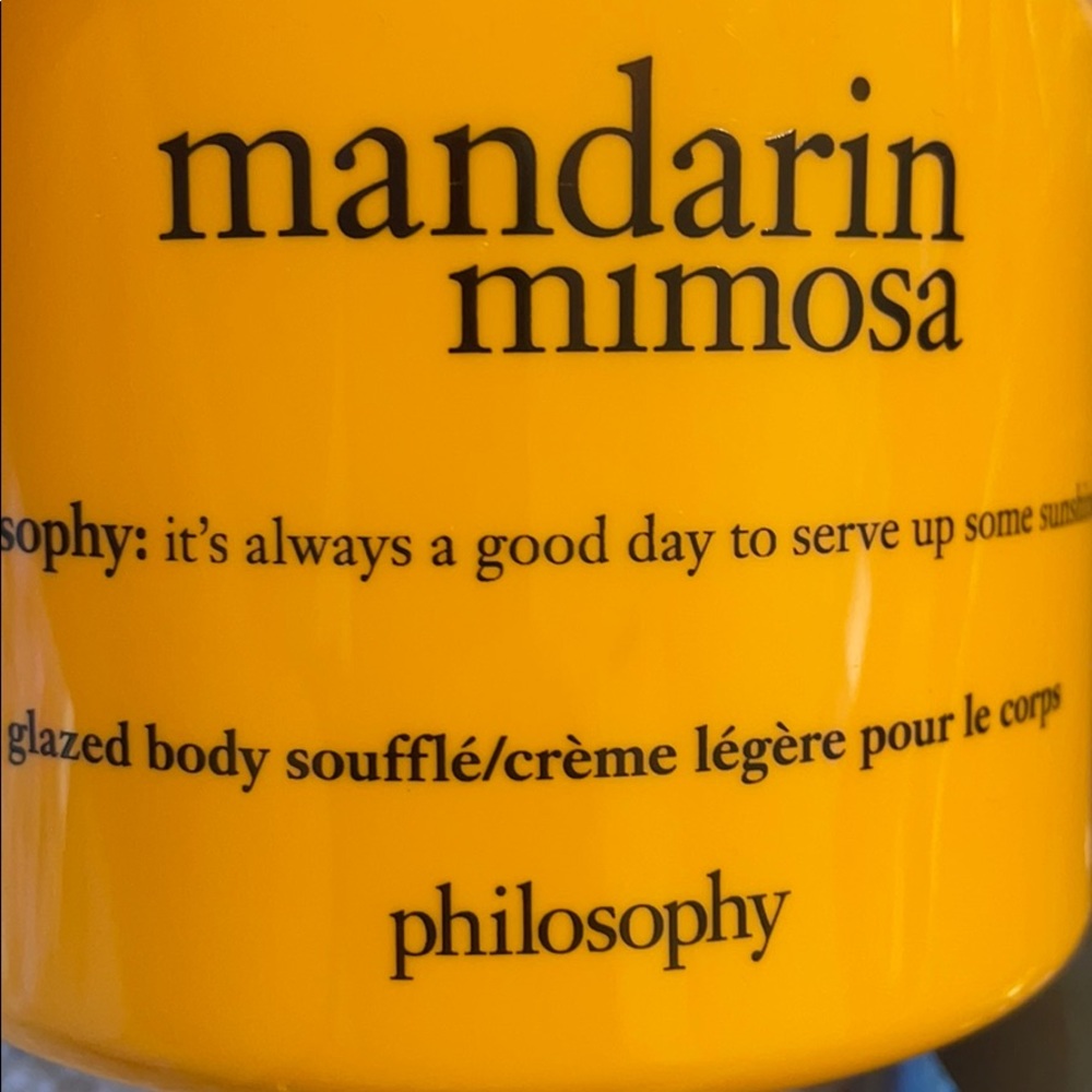 COPY - Philosophy Mandarin Mimosa 16 oz glazed body soufflé NEW - Picture 2 of 4